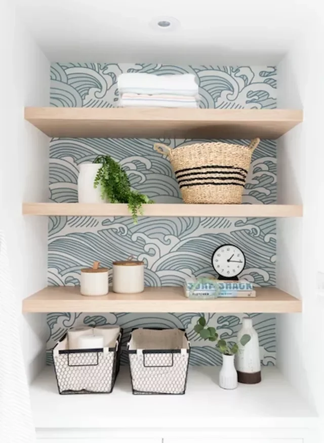 38 Stylish Teen Bathroom Ideas That Balance Fun and Sophistication 31 Floating Shelf Storage