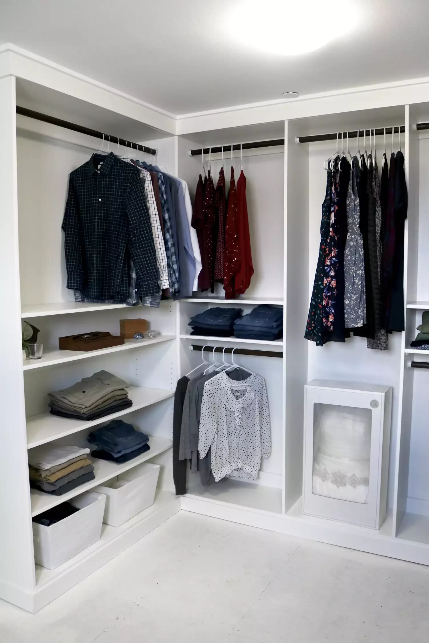 30 Closet DIY Projects You Can Actually Tackle This Weekend Floor-to-Ceiling Shelves