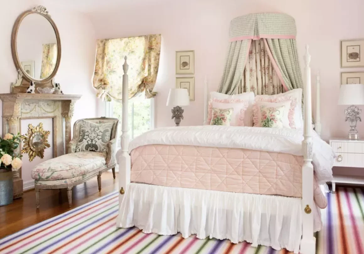 34 Bedroom Chair Ideas That'll Transform Your Space From Boring to Beautiful 15 Floral Chair in a Kid