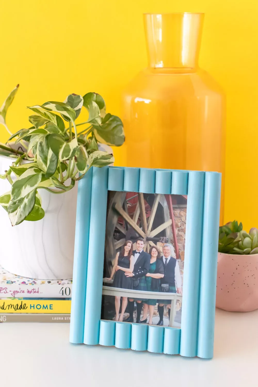 72 Budget-Friendly DIY Home Decor Ideas for Every Skill Level Fluted Picture Frame