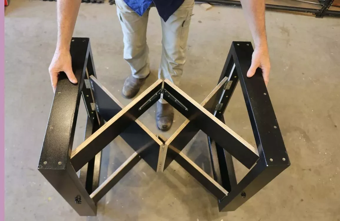 15 Brilliant Garage Workstation Ideas That Transform Your Space Folding Workbench