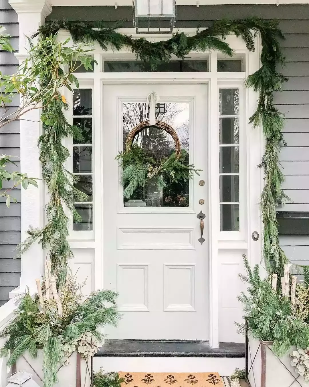 68 Christmas Front Porch Ideas That Make Your Home the Envy Foraged Decor