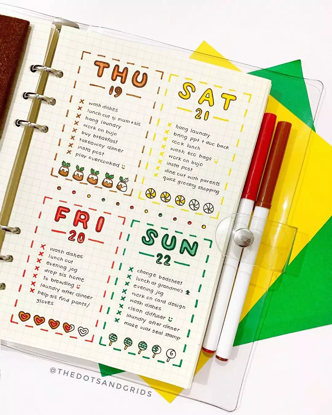 20 Creative Bullet Journal Ideas to Transform Your Home Organization Four Days a Page