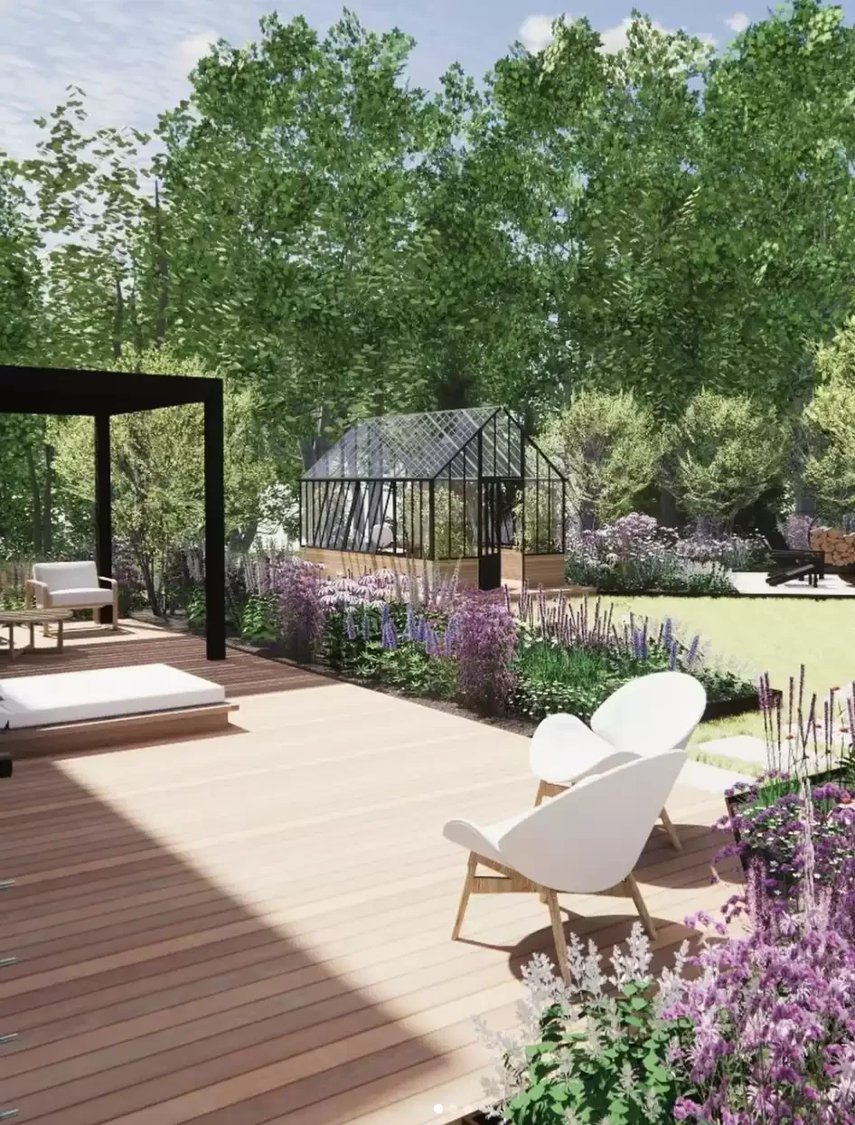 37 Stunning Flower Bed Designs That Will Transform Your Garden Frame a Deck