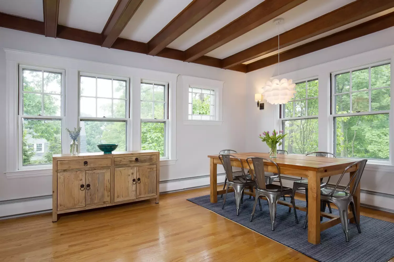 38 Stunning Ceiling Beam Ideas to Transform Your Home 32 Frame a Room