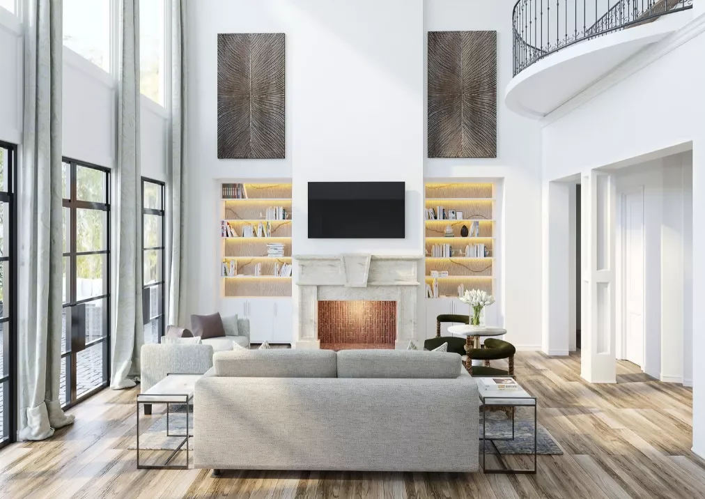 22 Media Room Ideas That Will Transform Your Home Entertainment Space 17 Frame the Television