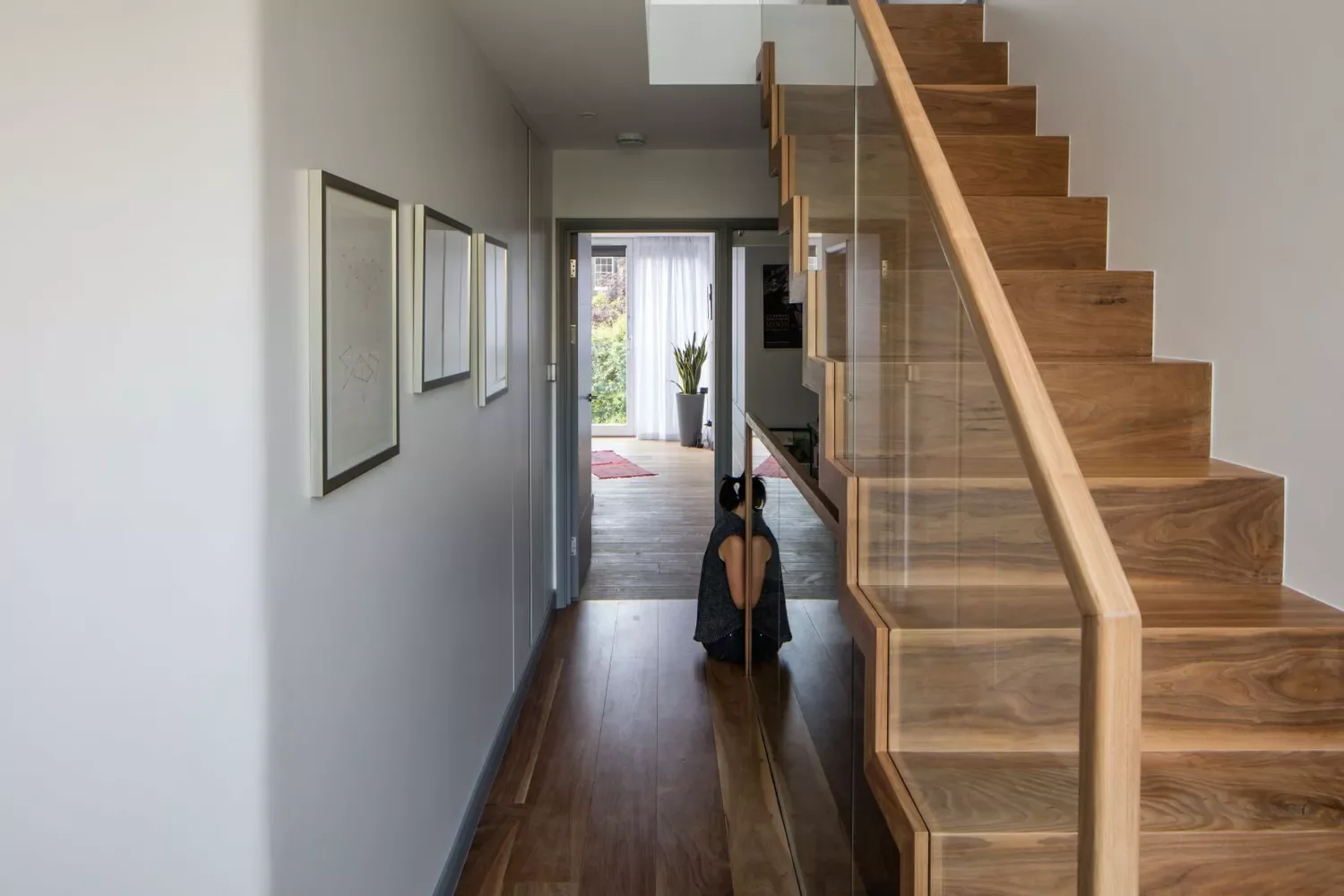 34 Stunning Stair Railing Designs That Transform Your Home 15 Framed Glass Stair Railing