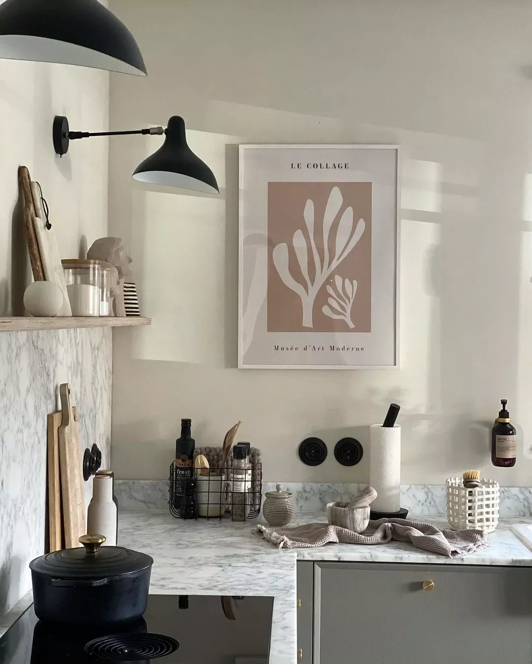 45 Stunning Kitchen Wall Decor Ideas That Transform Your Space 43 Framed Poster