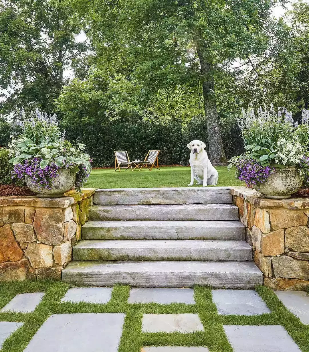 Framed Stone Steps