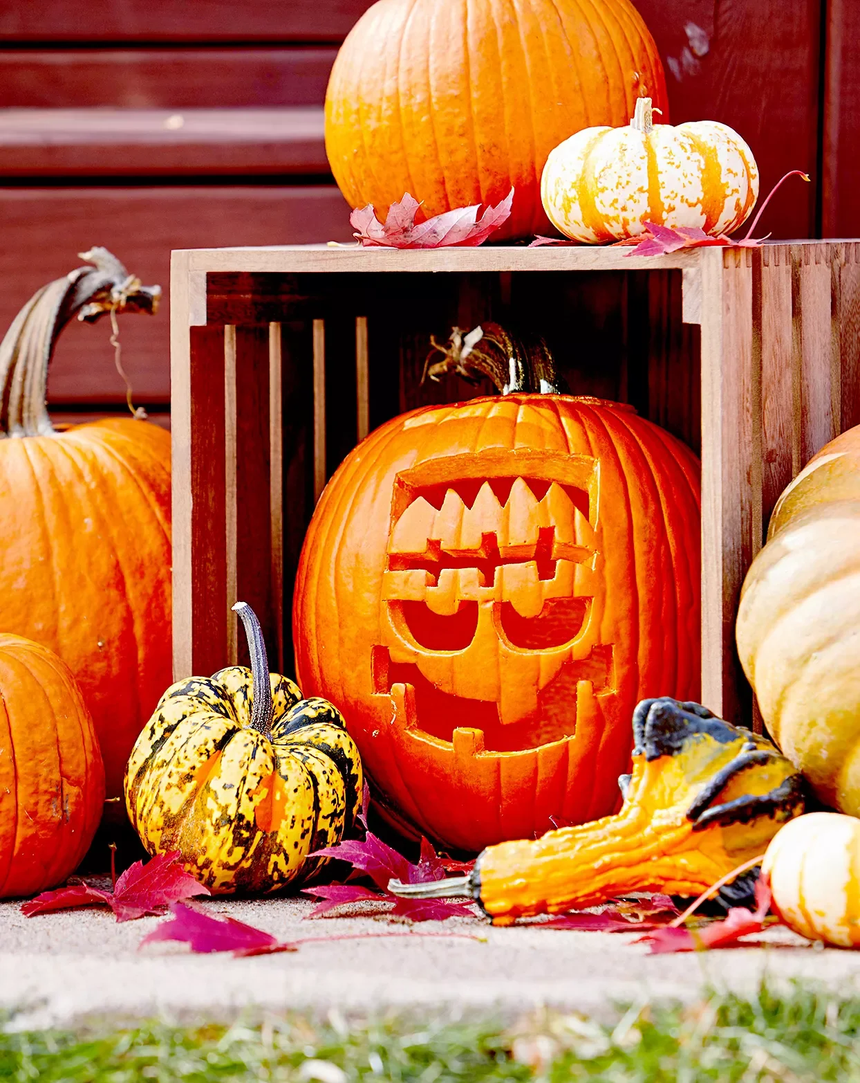 65 Free Pumpkin Carving Templates to Transform Your Porch 24 Frankenstein Pumpkin Stencil
