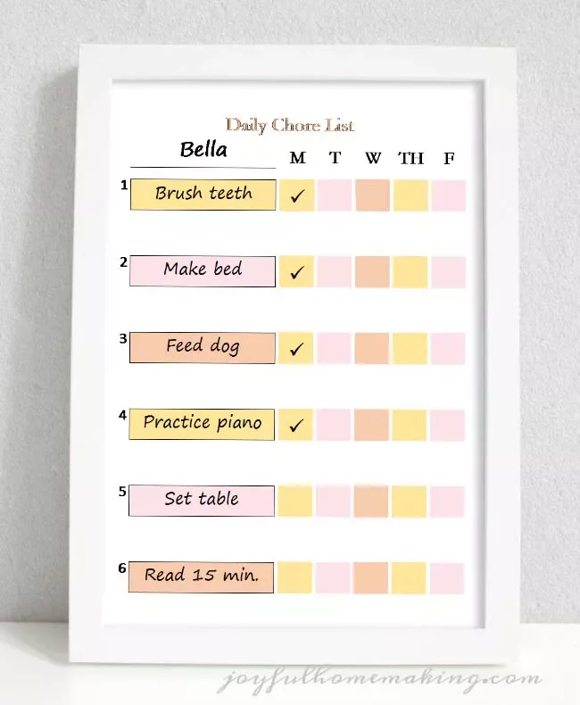 13 Creative Family Chore Chart Ideas That Actually Work in Every Home 5 Free, Printable Chore Chart