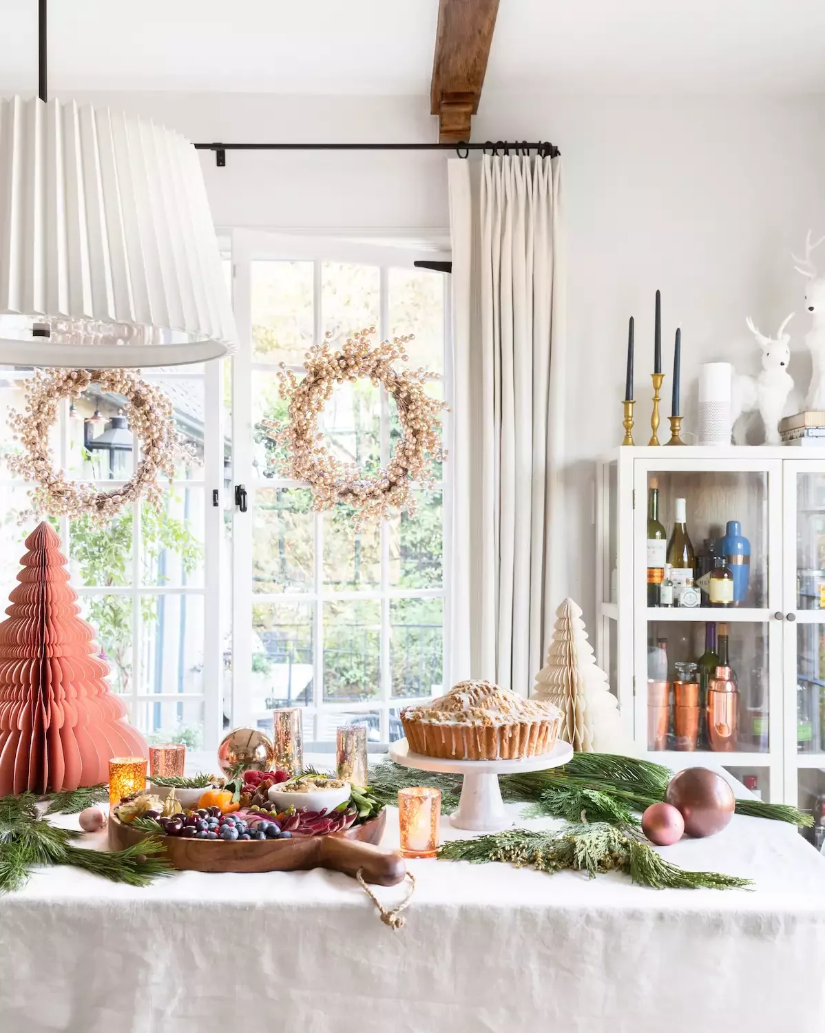 75 Stunning DIY Holiday Wreath Ideas to Transform Every Space in Your Home 66 French Door Wreaths