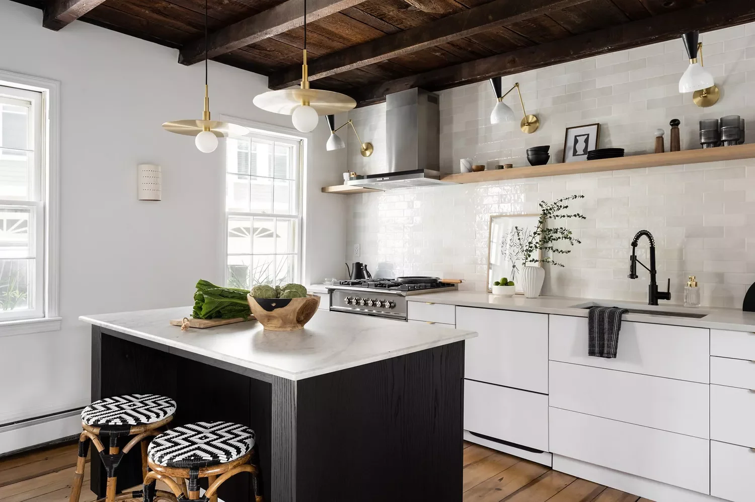 27 Kitchen Bar Ideas That Create the Perfect Entertainment Space French Rattan Bar Stools