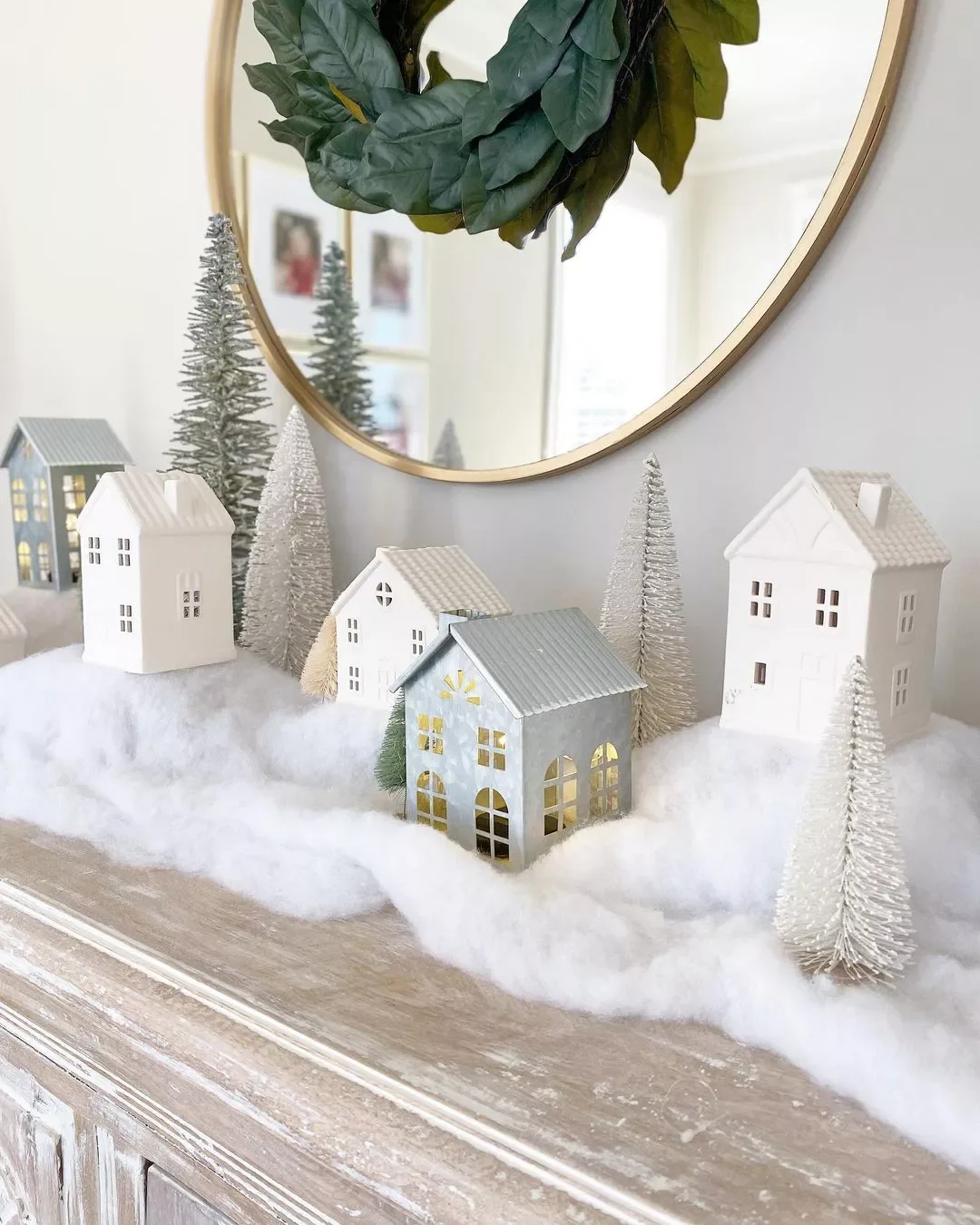 20 Magical Christmas Village Display Ideas That Will Transform Your Home Into a Winter Wonderland 17 Frosty Village