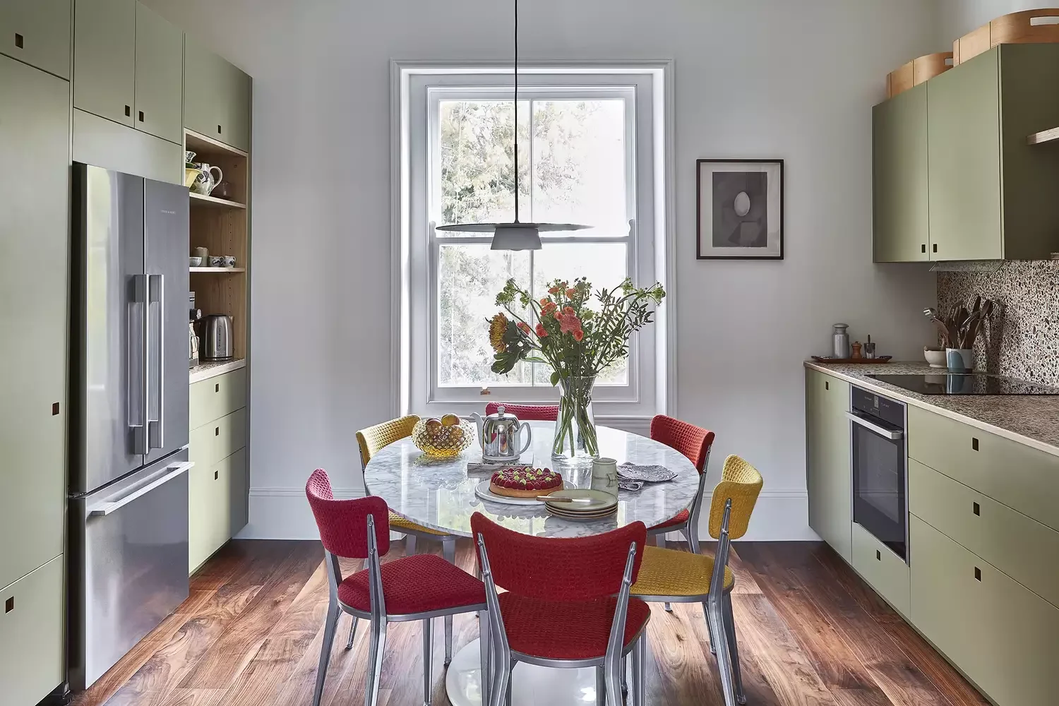 34 Smart Kitchen Layout Ideas That Transform Your Cooking Space 23 Galley Layout With Table