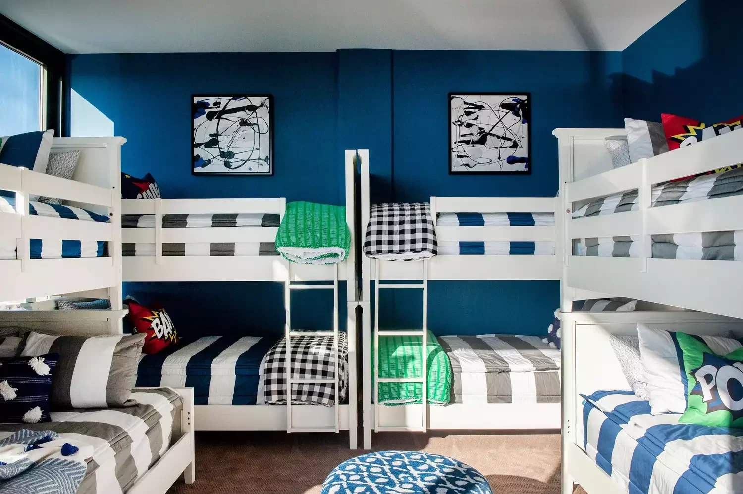 25 Amazing Bunk Room Designs That Work for Every Age 26 Gang of Eight