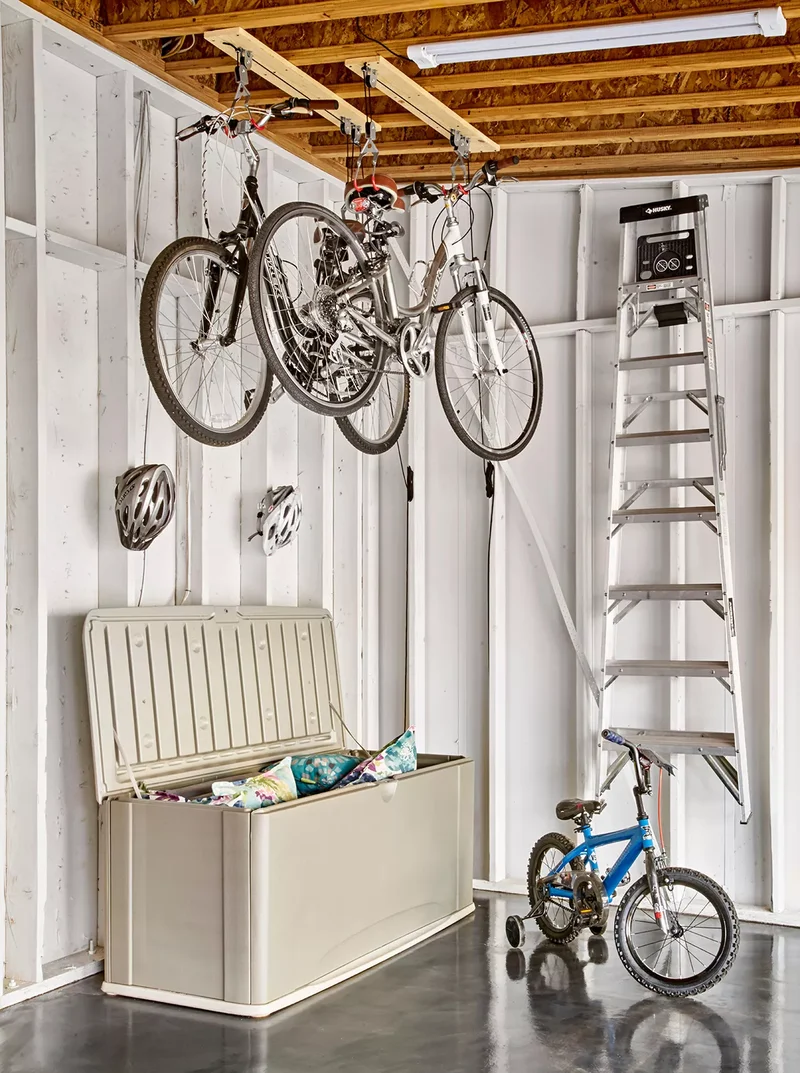31 Smart Garage Storage Ideas to Organize Your Gear 22 Garage Bicycle Storage Idea