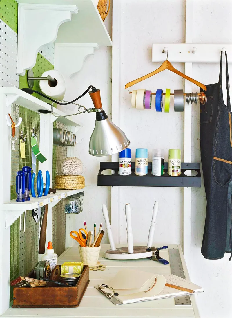 31 Smart Garage Storage Ideas to Organize Your Gear 19 Garage Work Bench Organization
