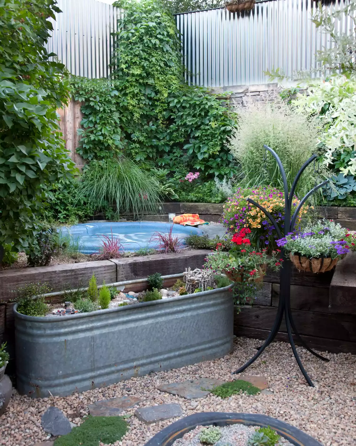 30 Stunning Hot Tub Deck Designs to Create Your Dream Backyard Retreat 7 Garden Sanctuary Hot Tub Deck
