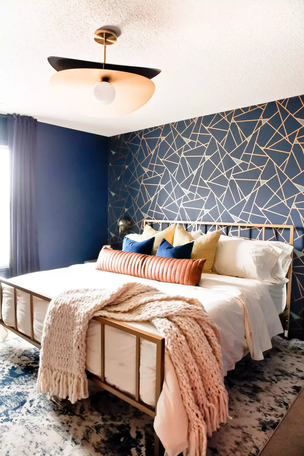 22 Creative Wall Painting Ideas to Transform Every Room in Your Home 21 Geometric Accent Wall