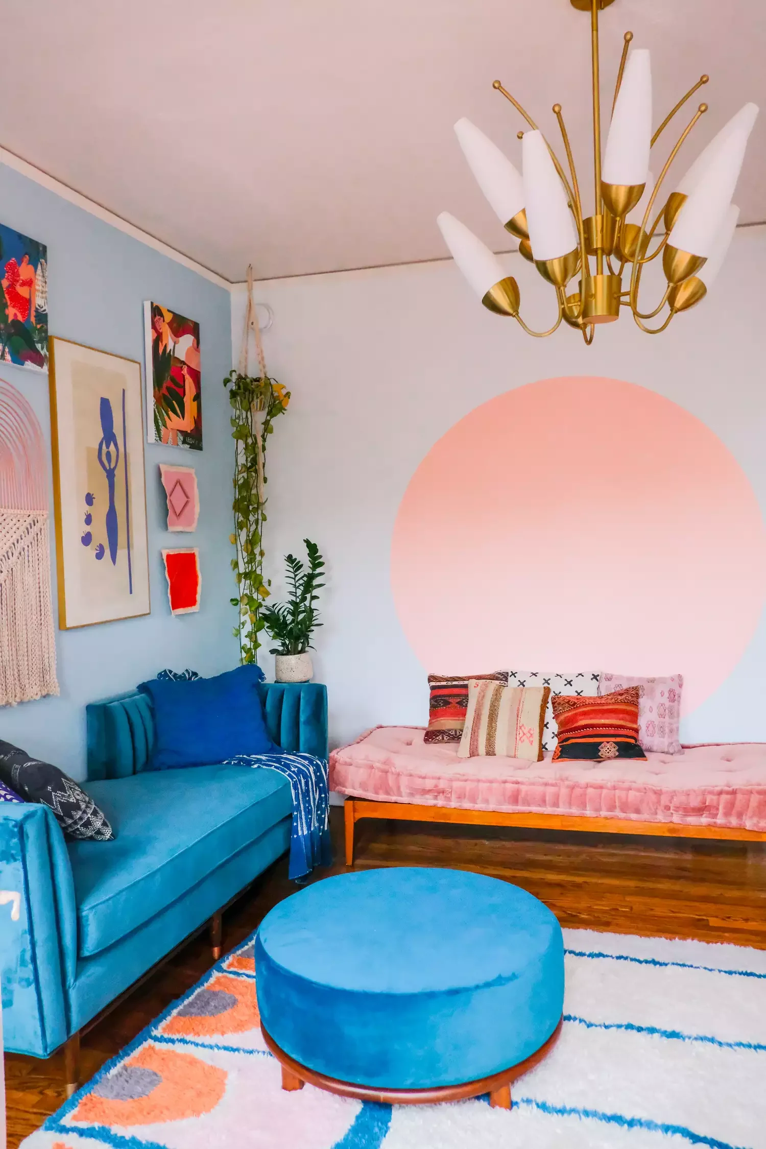 22 Creative Wall Painting Ideas to Transform Every Room in Your Home 12 Geometric Accent
