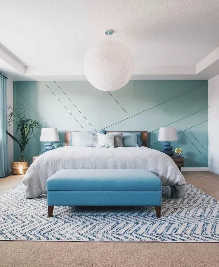 27 Stunning DIY Geometric Wall Ideas That Will Transform Your Space 6 Geometric Wood Strip Pattern