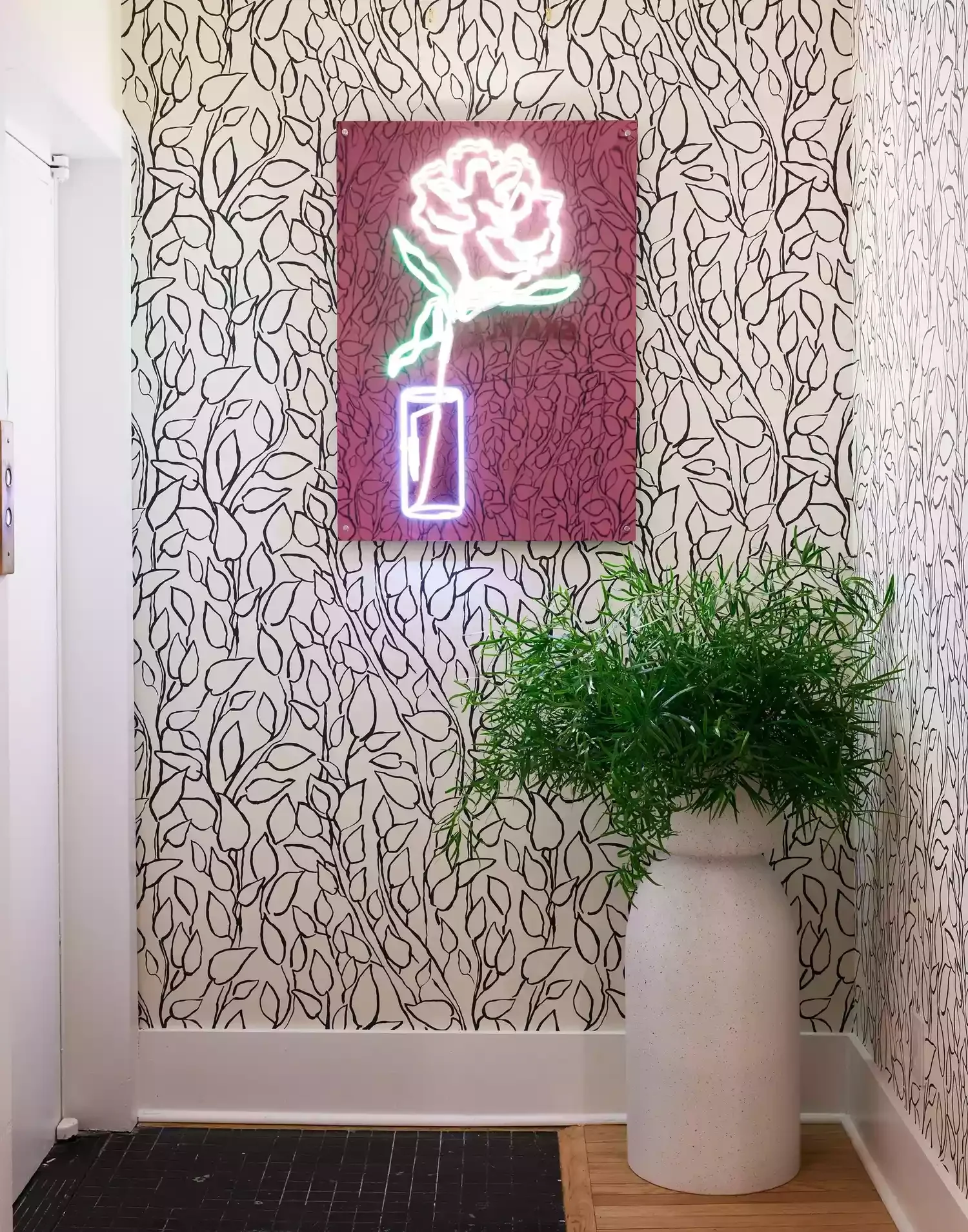 40 Stunning Entryway Lighting Ideas That Will Transform Your Home's First Impression Get Artsy With a Neon Sign