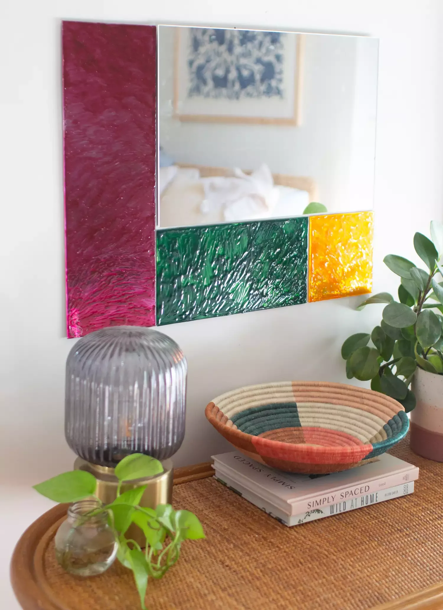 26 Creative DIY Mirror Frame Projects That Will Transform Your Space Get Creative With a DIY Stained Glass Mirror