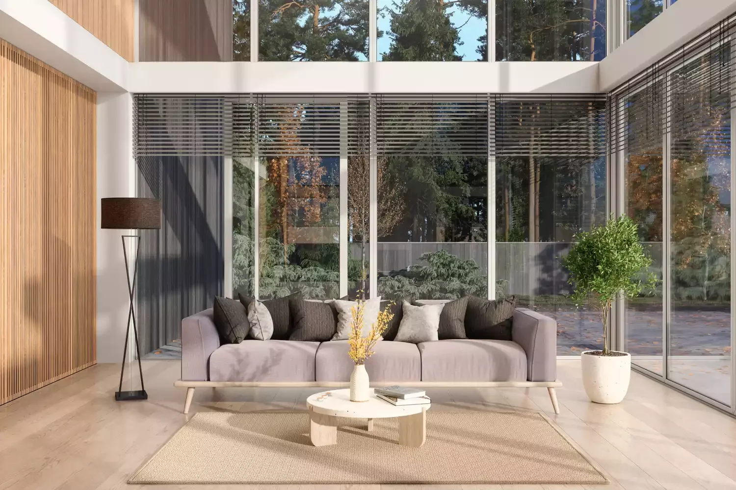 23 Stunning Window Treatment Ideas for Your Sliding Glass Doors 8 Get Horizontal Blinds