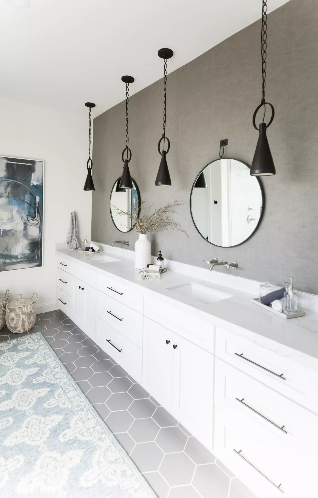 25 Stunning Double Vanity Ideas That Will Transform Your Bathroom 10 Get Nice and Glam