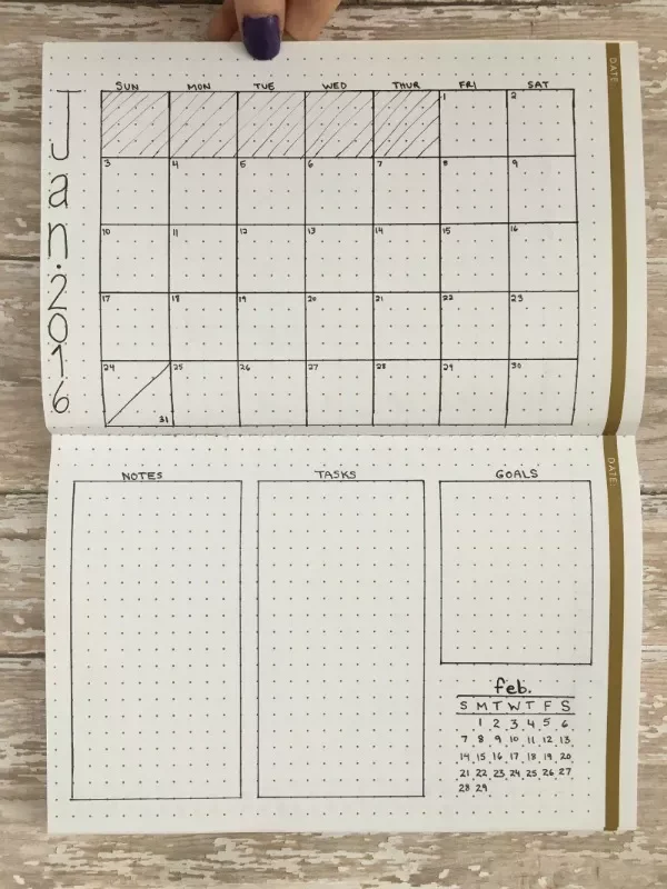 13 Creative Ways to Organize Your Home Life With Style 12 Get Started With a Simple Monthly Layout