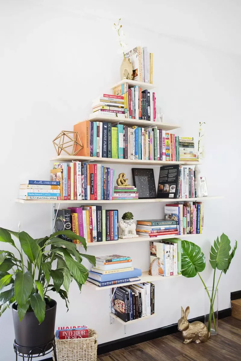 26 Clever DIY Storage Solutions to Transform Your Small Space on a Budget Get Your Books on the Wall