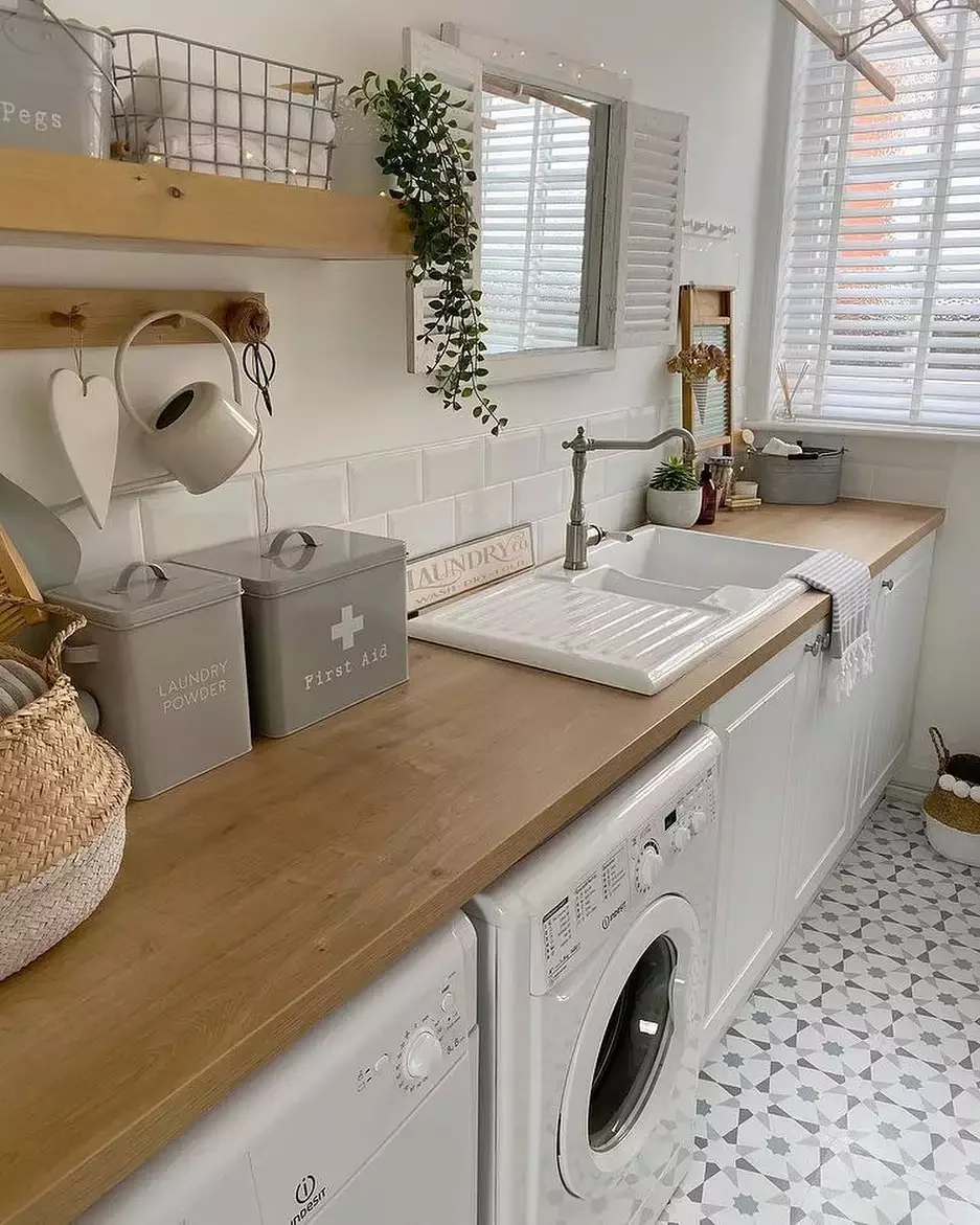 13 Stunning Laundry Room Sink Ideas That Will Transform Your Space Get a Drainboard
