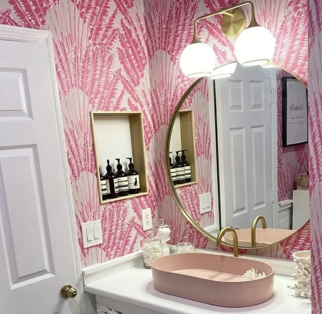40 Stunning Pink Bathroom Ideas That Balance Playfulness with Elegance 8 Get a Little Coastal