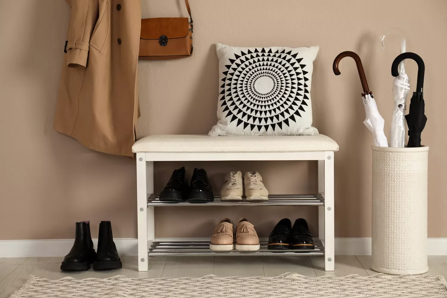 36 Smart Shoe Storage Solutions That Transform Cluttered Spaces Get a Tiered Shoe Rack