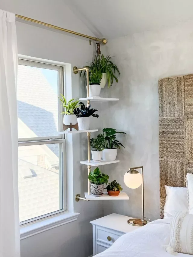 20 Smart Bedroom Shelving Solutions That Transform Your Space Give Green Friends a Prime Spot