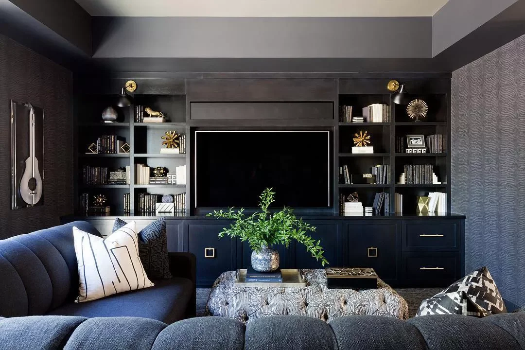 22 Media Room Ideas That Will Transform Your Home Entertainment Space 2 Give Walls Texture