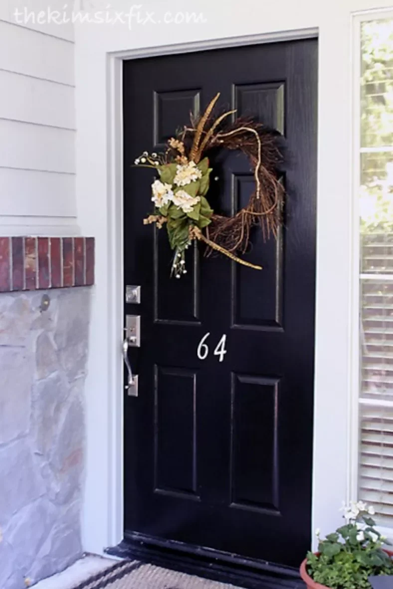33 Stunning Black Front Door Ideas That Transform Your Home's Entrance Give Your Hardware a Facelift