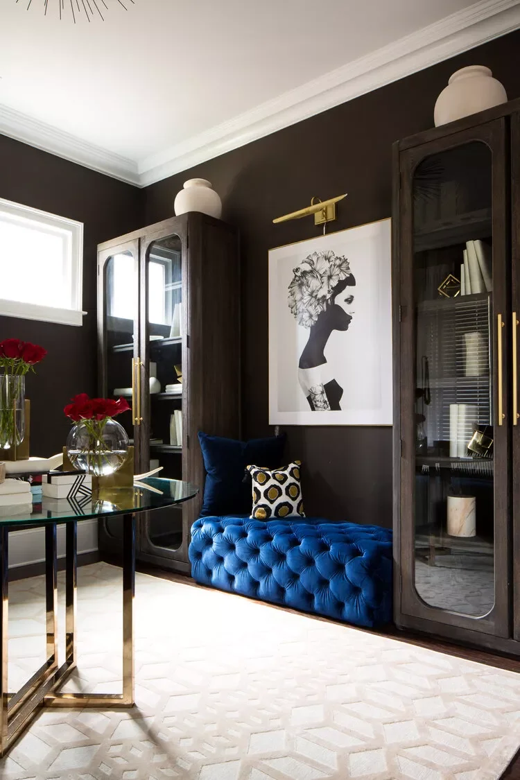 44 Inspiring Home Library Ideas to Create Your Perfect Reading Sanctuary 19 Glass-Front Bookcases