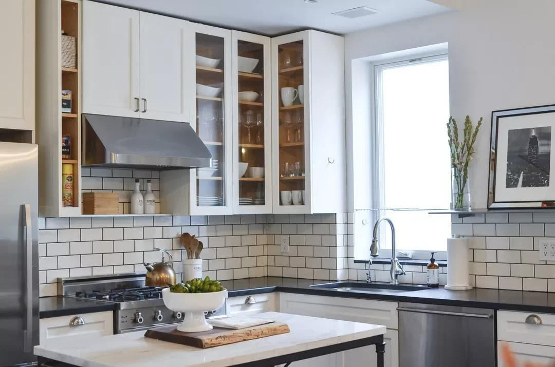 64 Stunning Kitchen Cabinet Ideas to Transform Your Space Glass-Front Cabinets