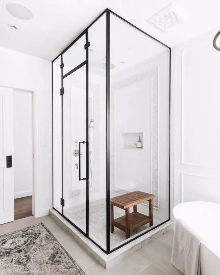 53 Modern Bathroom Ideas That Will Transform Your Space 39 Glass Shower Box