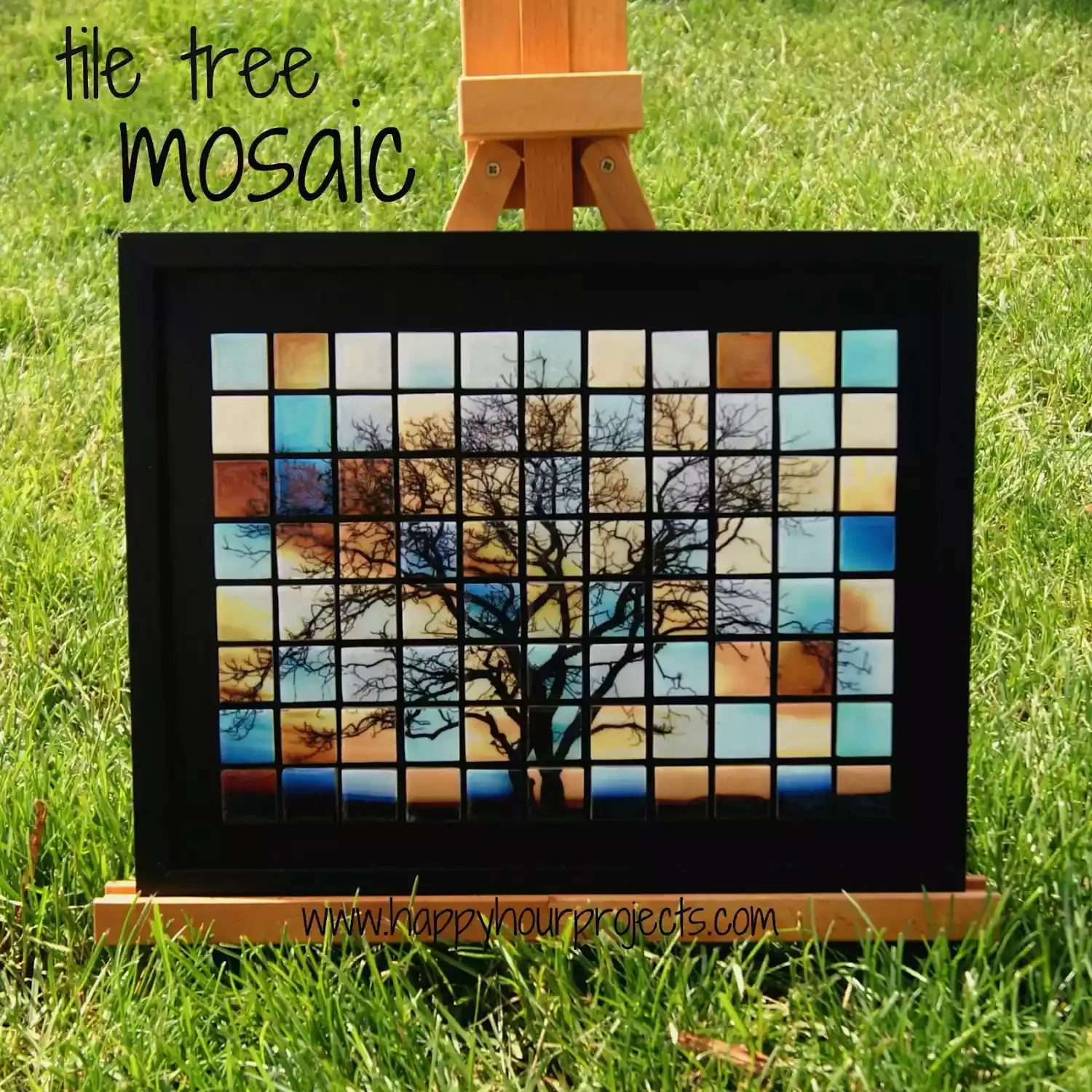 22 Creative DIY Mosaic Projects to Transform Your Home 12 Glass Tile Tree Mosaic
