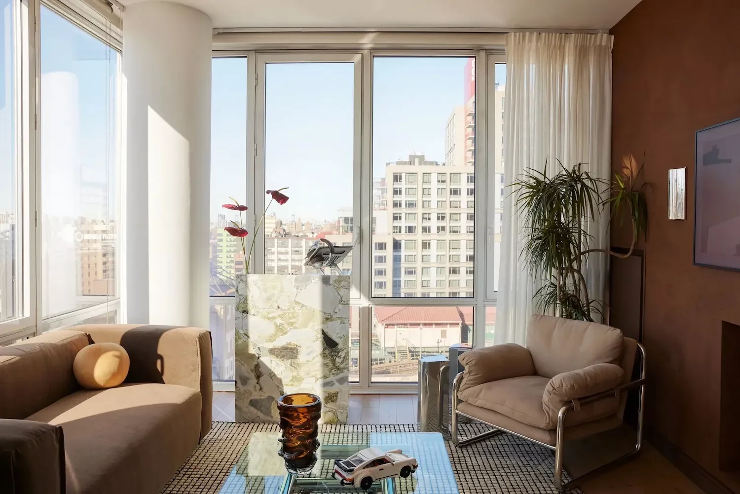 52 Stunning Living Room Curtain Ideas That Transform Any Space 34 Glass Wall Curtains