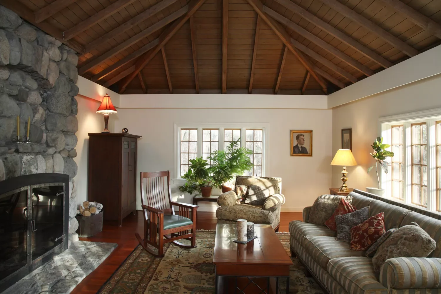 38 Stunning Ceiling Beam Ideas to Transform Your Home 5 Go All in on Exposed Wood