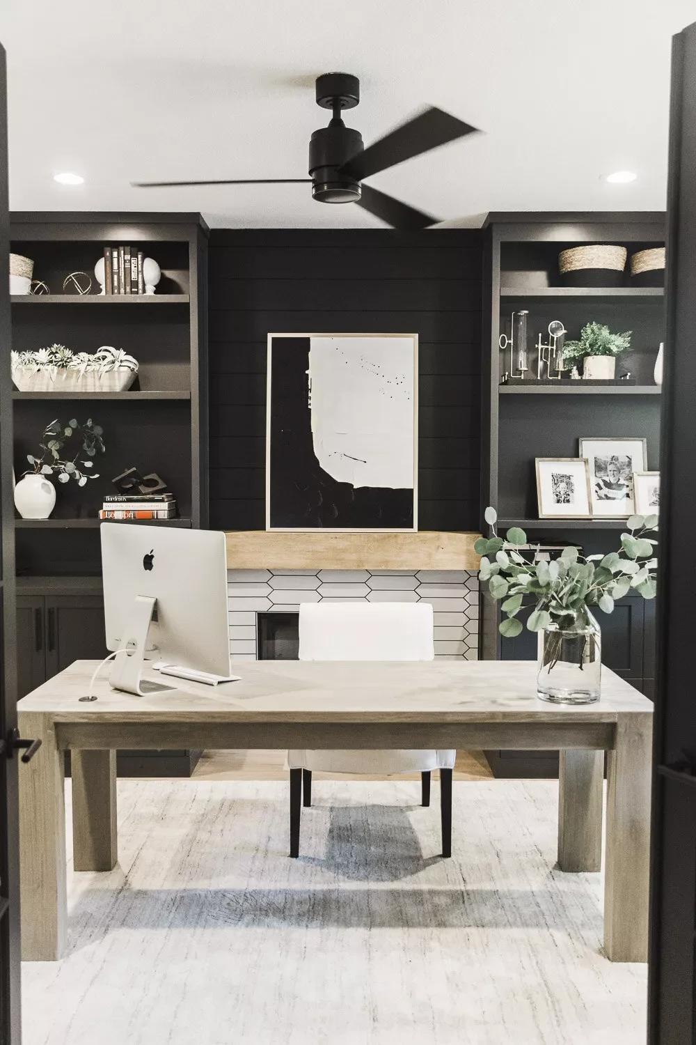 Go Big With Built-ins and a Fireplace