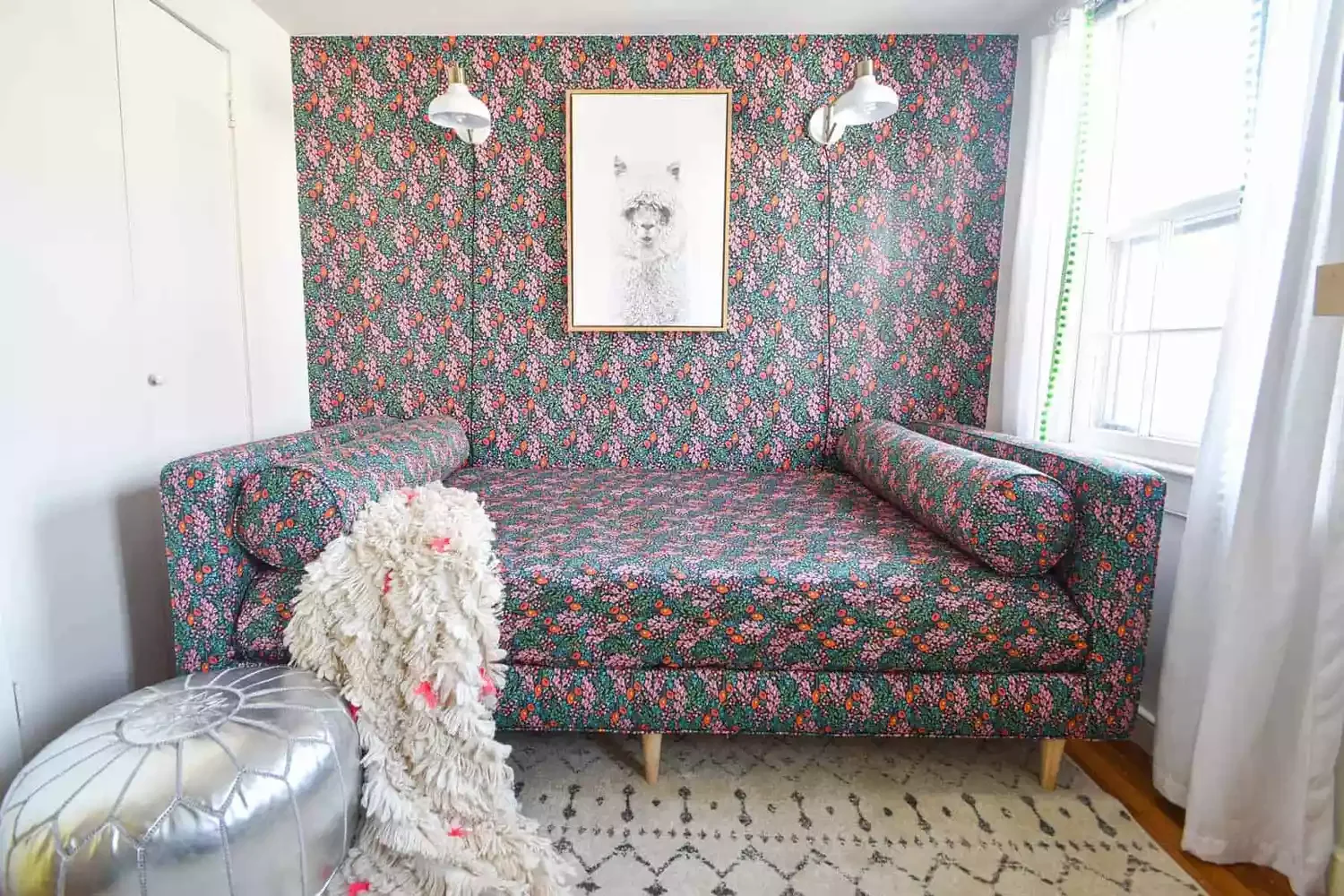 13 Creative Daybed Solutions That Make Small Spaces Feel Bigger and More Functional 12 Go Big With Pattern