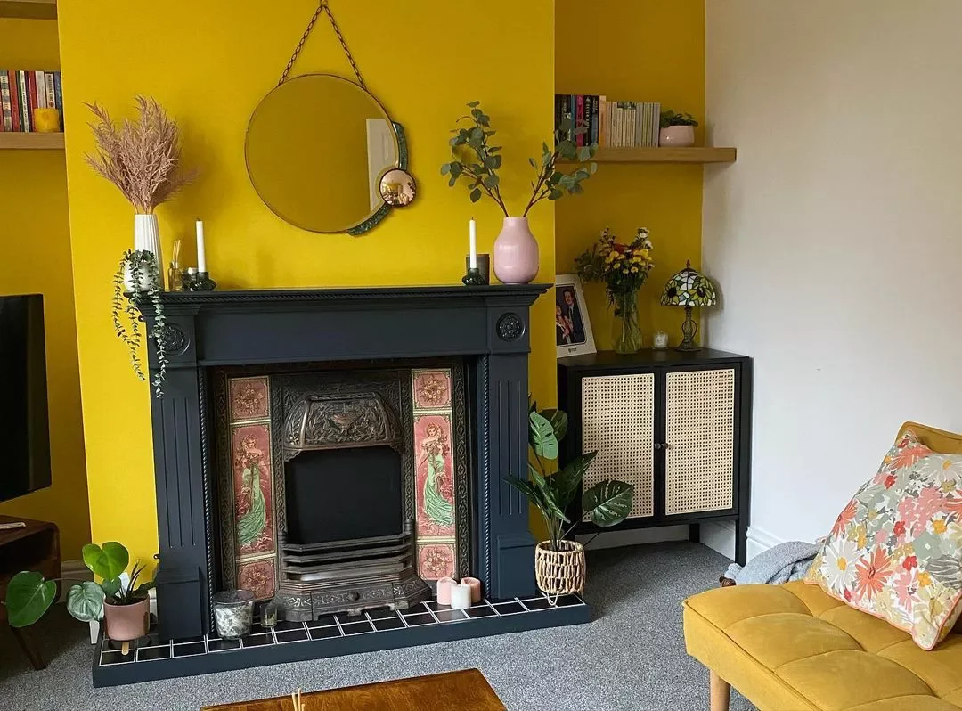 20 Stunning Yellow Living Room Ideas That Will Transform Your Space 13 Go Bold and Dramatic