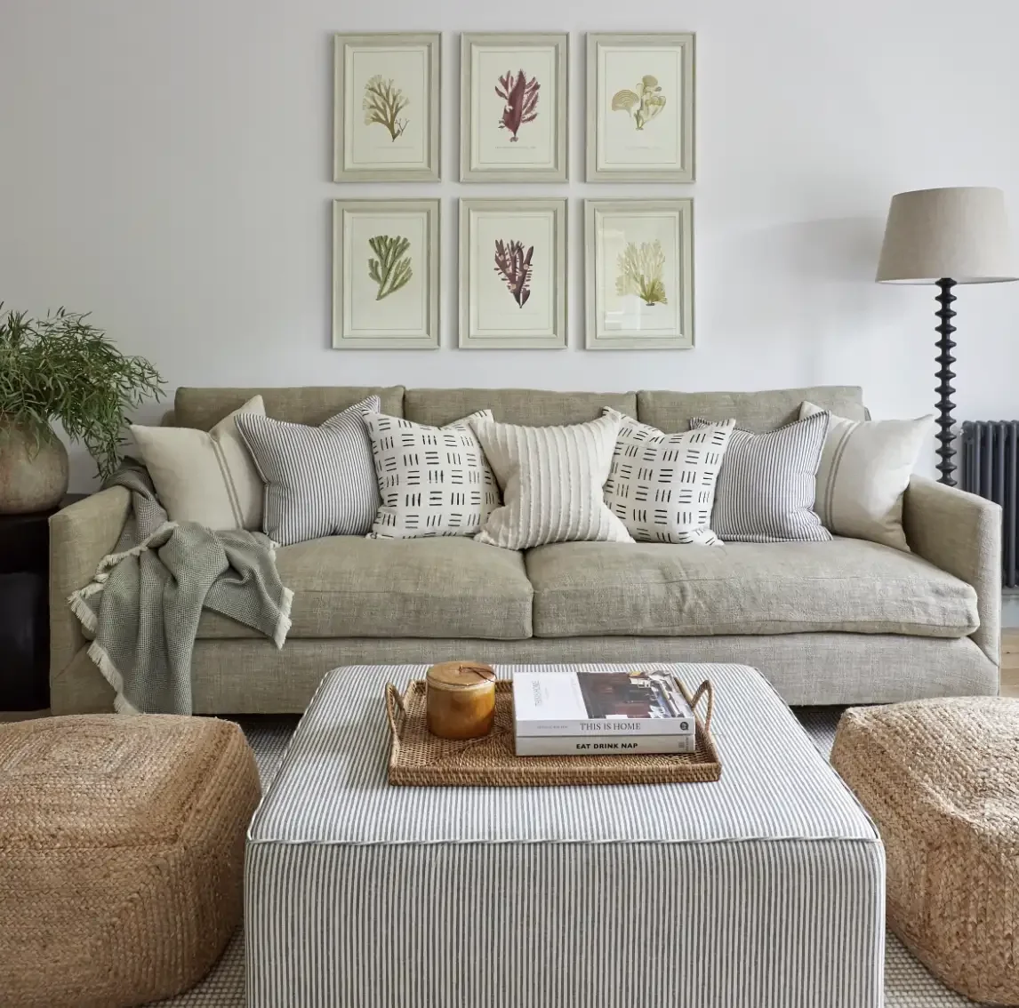 30 Statement-Making Living Room Wall Art Ideas That Transform Your Space 22 Go Botanical
