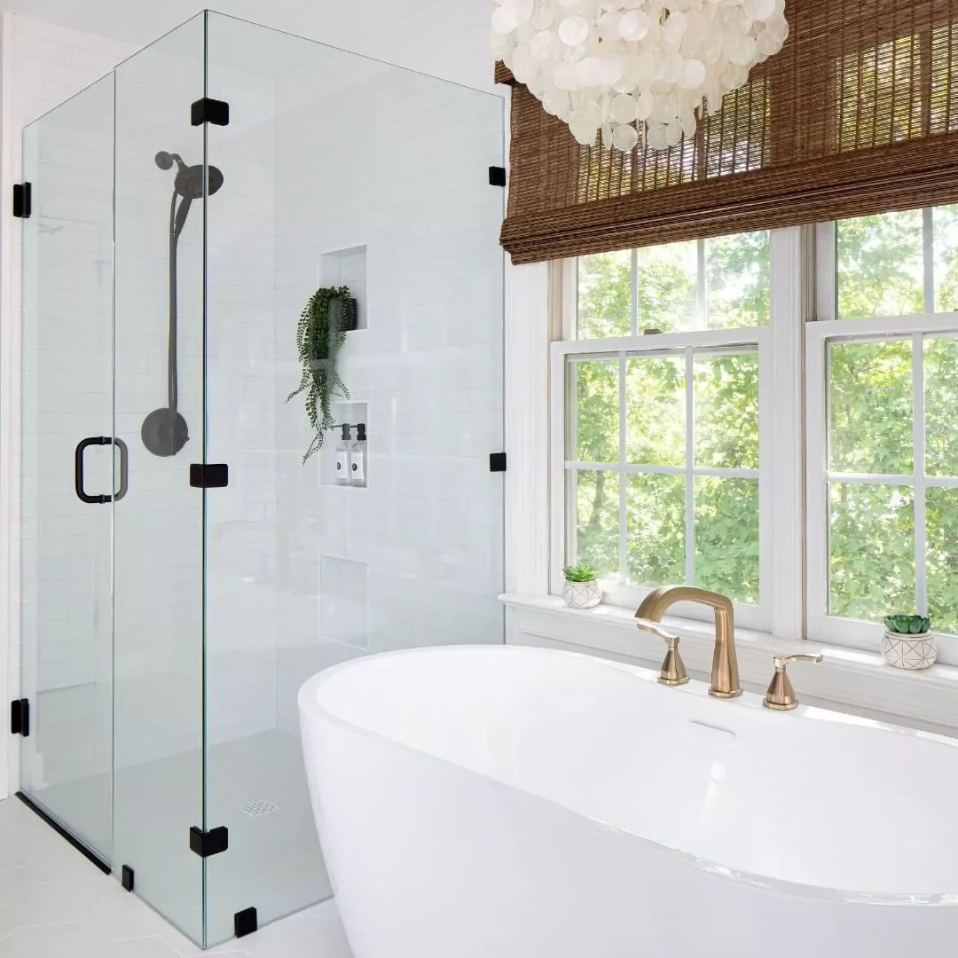20 Stunning Bathroom Window Treatment Ideas That'll Transform Your Space 16 Go Coastal With Seagrass Shades