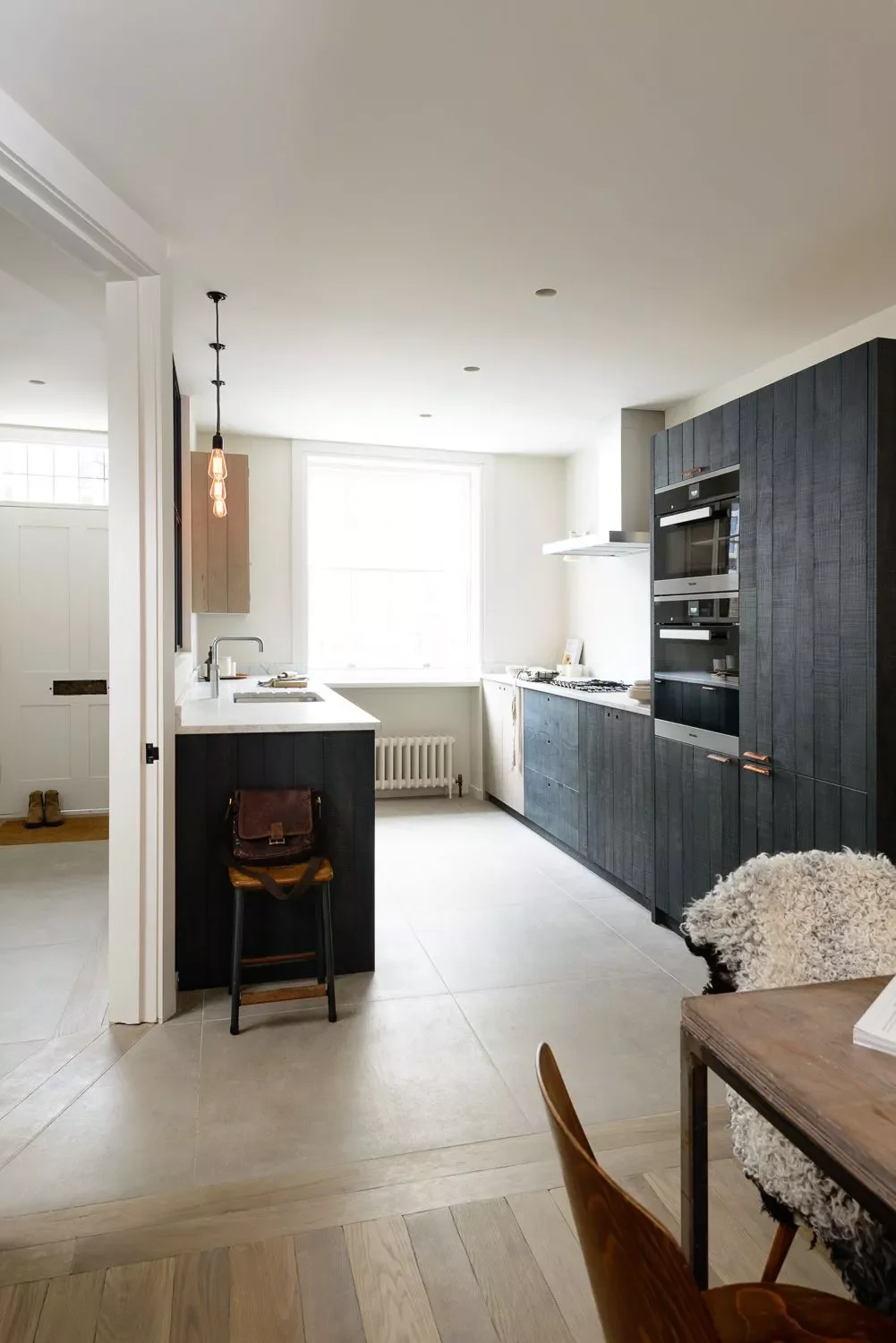 11 Smart Galley Kitchen Designs That Maximize Every Inch 11 Go Dark